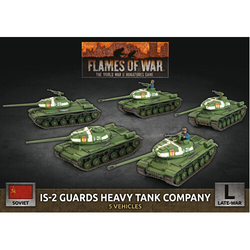 

Фигурки Flames Of War: Is-2 Guards Heavy Tank Company (X5 Plastic)