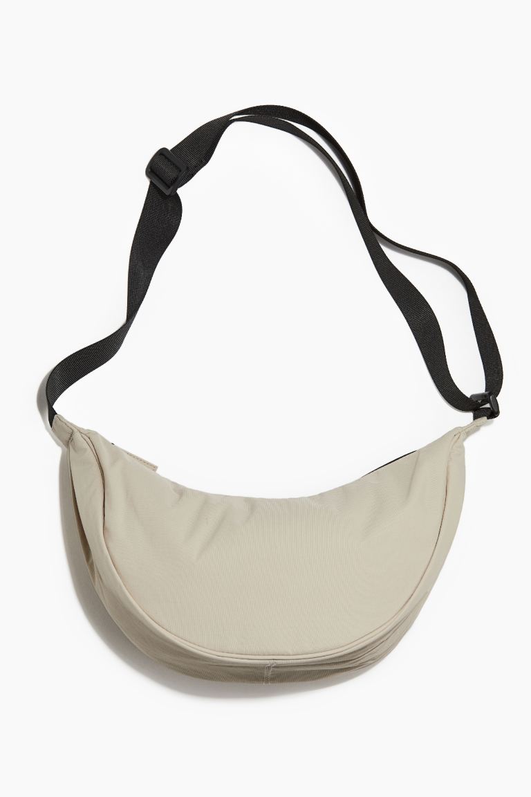 Нейлоновая поясная сумка H&M, бежевый сумка торба qwen регулируемый ремень бежевый