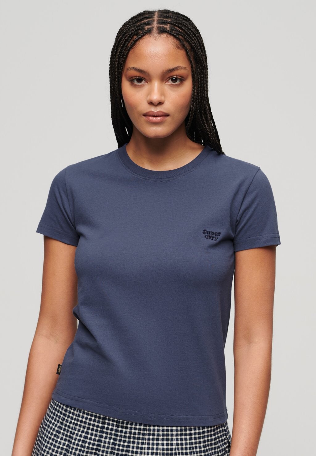 

Базовая футболка ESSENTIAL LOGO Superdry, синий