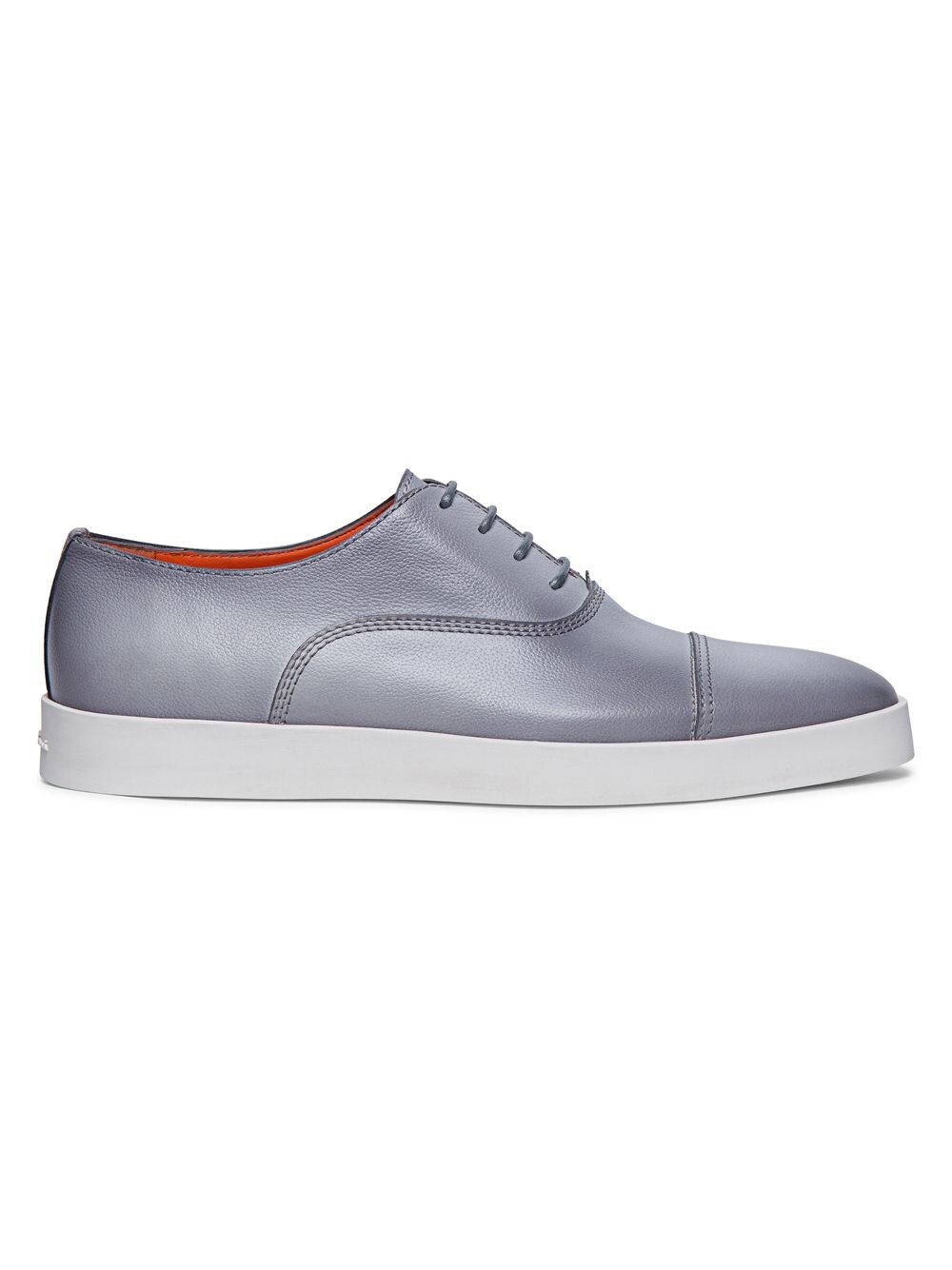 

Кожаные оксфорды Santoni, серый