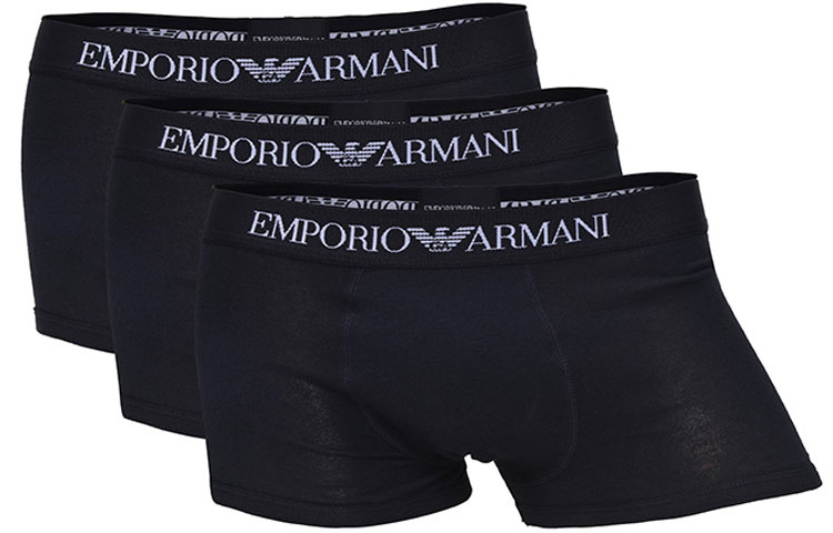 

EMPORIO ARMANI Мужские трусы, Шиферно-синий/бело-смолистый