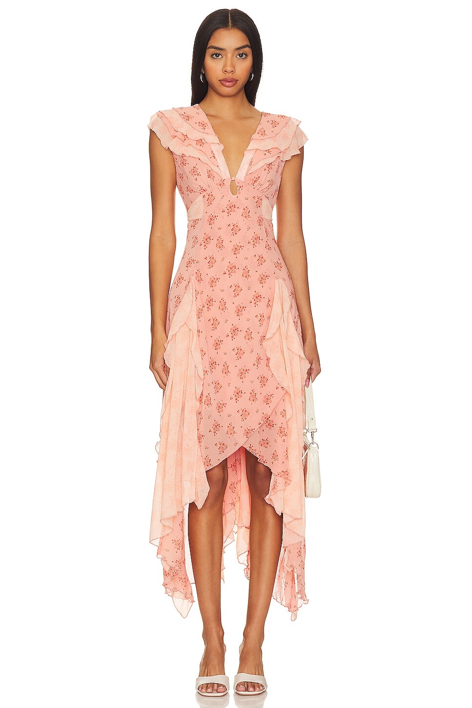 

Платье Free People Joaquin, цвет Peach Combo