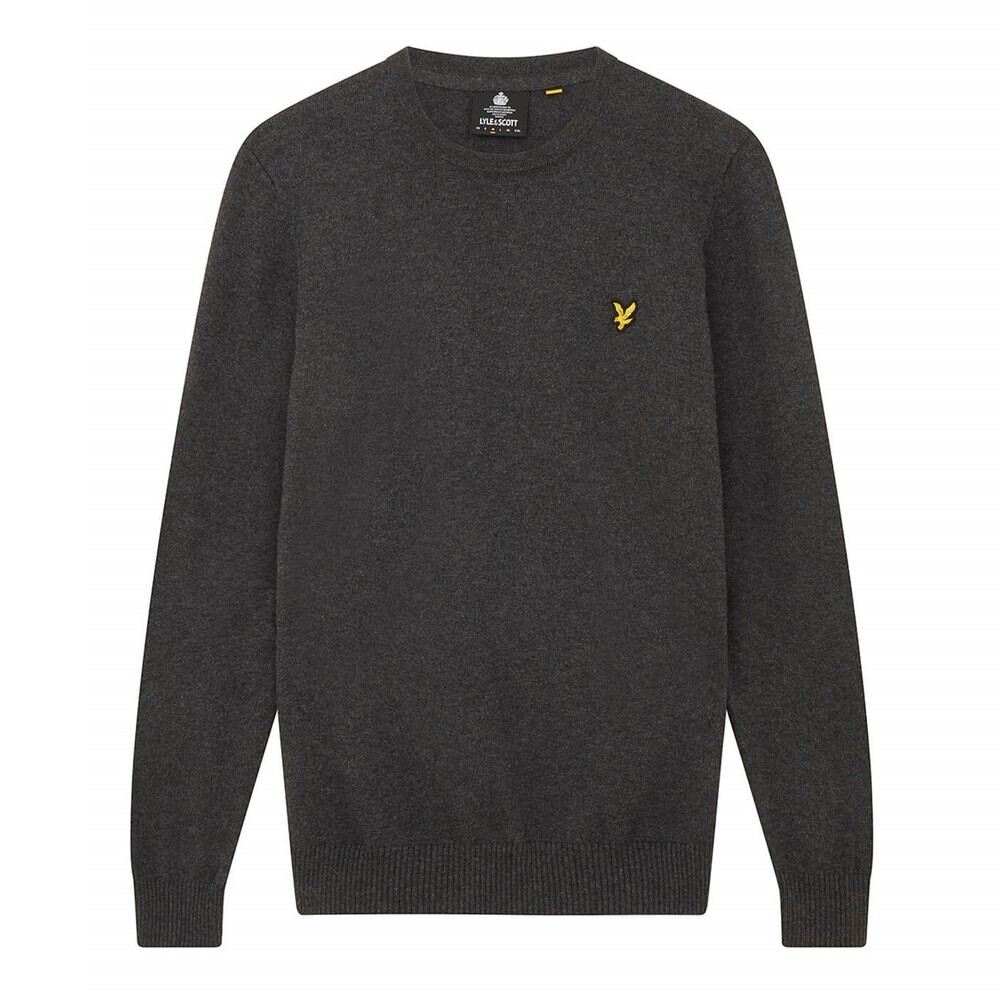 

Свитер Lyle & Scott Merino Round Neck, серый