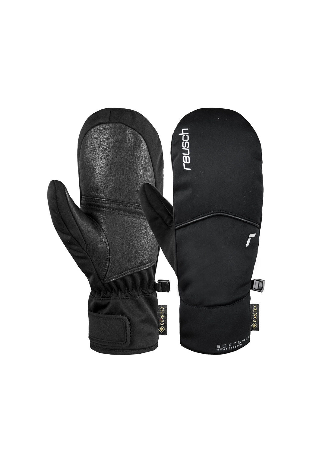

Варежки Reusch Fäustling Mia GORE TEX, цвет 7702 black/silver