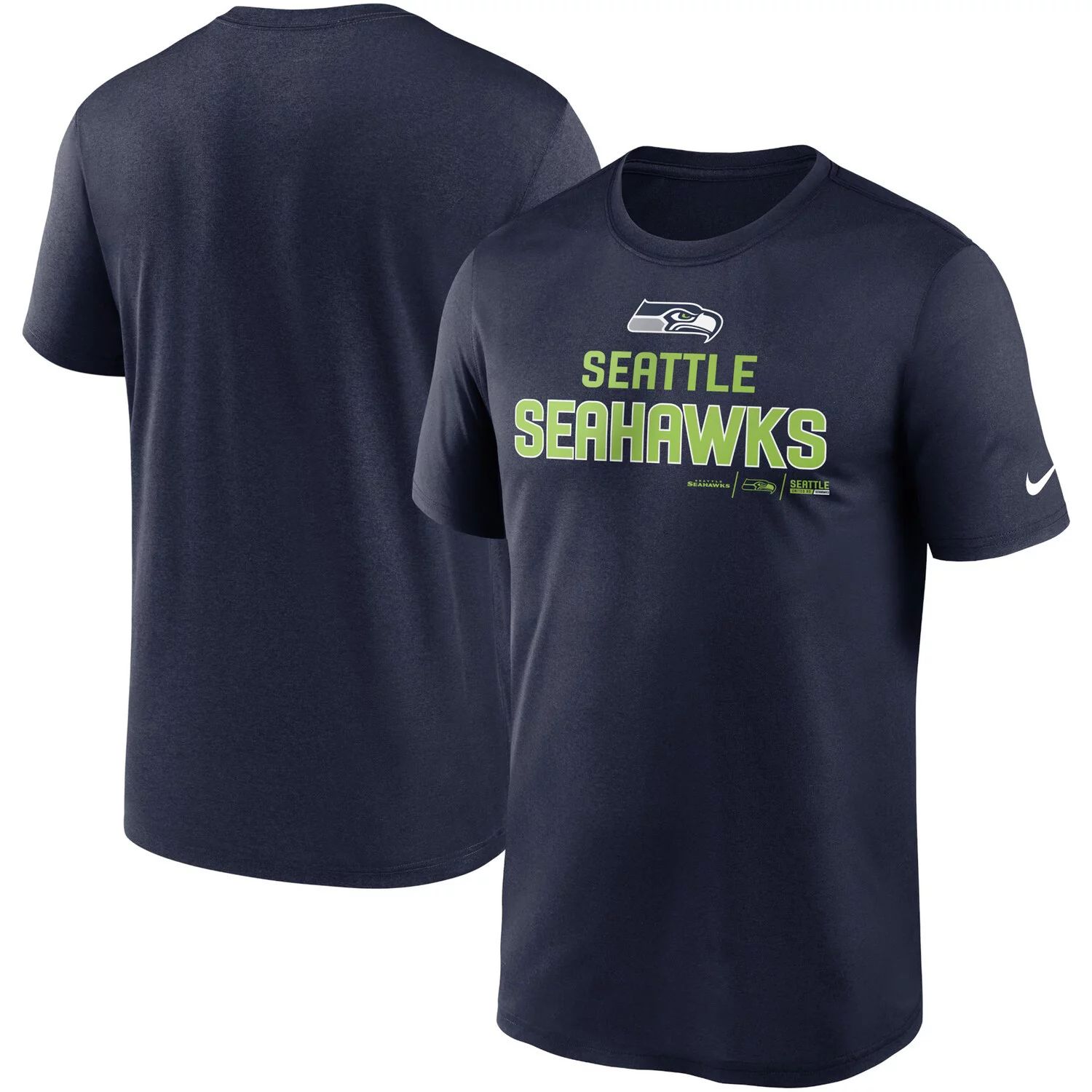 Мужская темно-синяя футболка Seattle Seahawks Legend Community Performance Nike