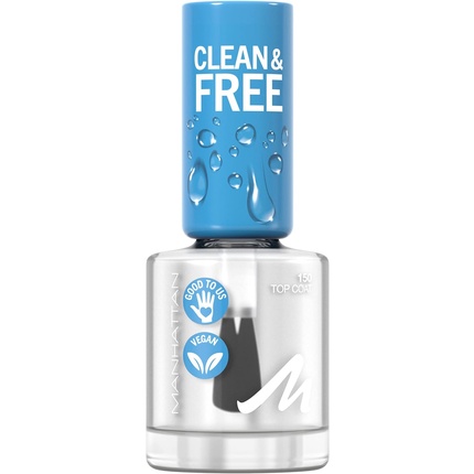 

Лак для ногтей Manhattan Clean and Free Color 150 Oxygen Wave Breathable Vegan 8 мл