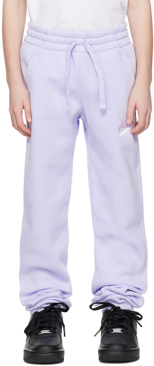 

Брюки для отдыха Nike Kids Purple Sportswear Club Big Kids