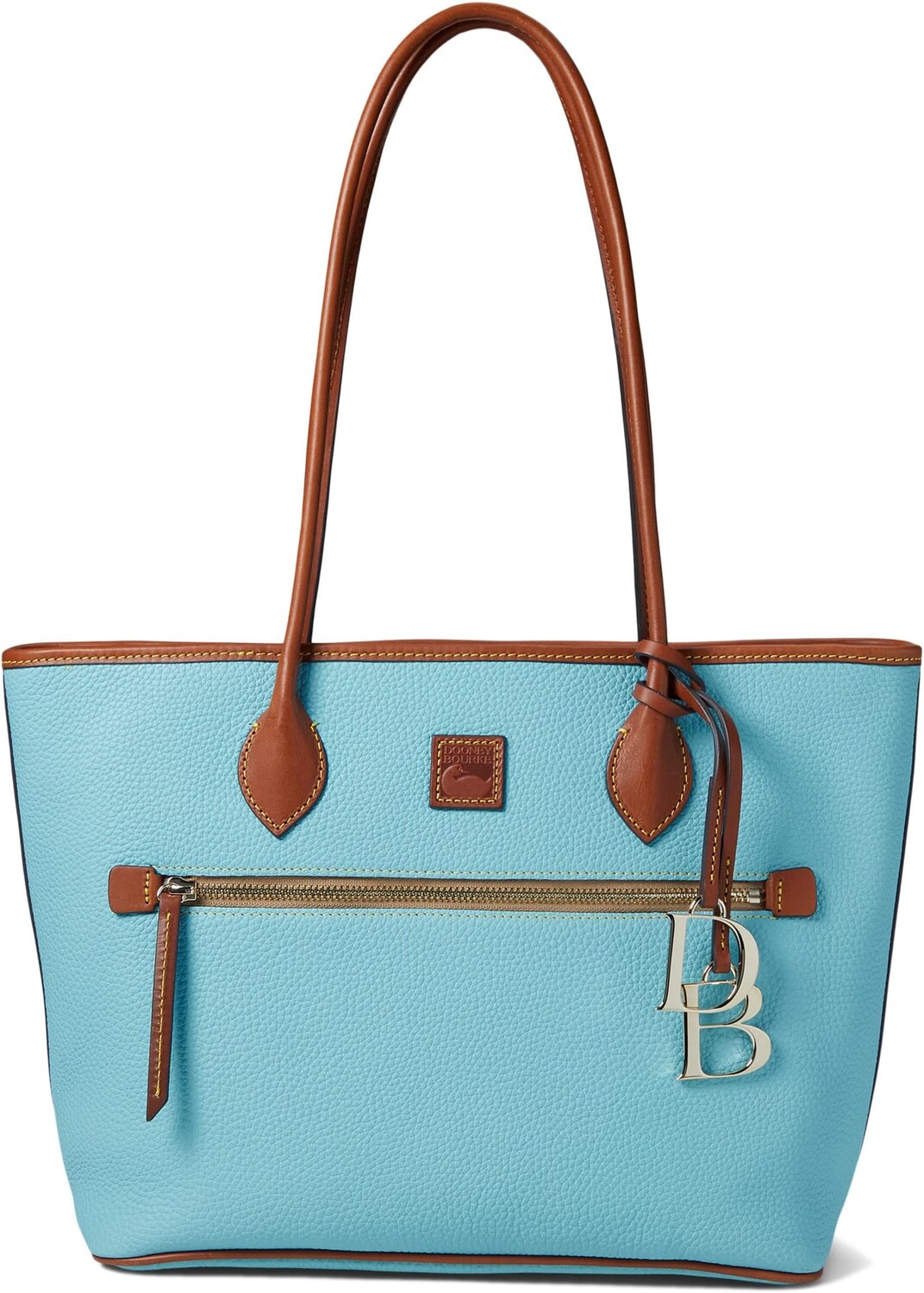 

Сумка-тоут с галькой Dooney & Bourke, цвет Caribbean Blue