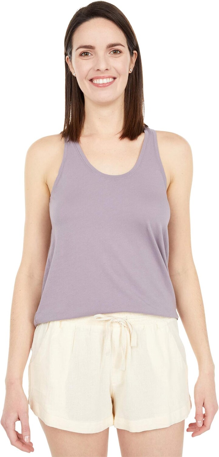 

Майка bobi Los Angeles Swing Tank Top in Lightweight Cotton Jersey, цвет Viola