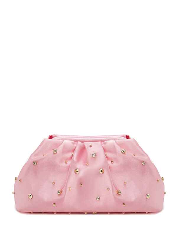 

Портфель для рук vega pink nakii swarovski с камнями D’Lueur Atelier