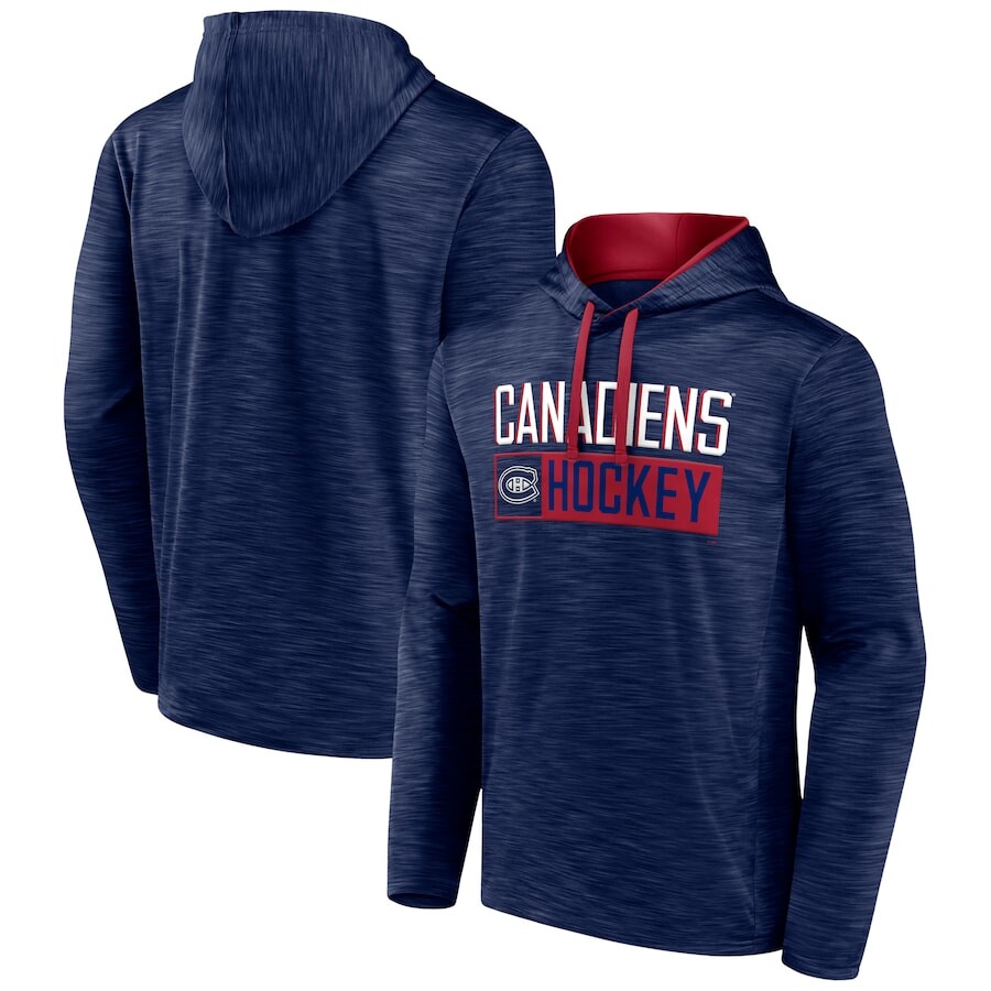 

Пуловер с капюшоном Fanatics Branded Montreal Canadiens, нави