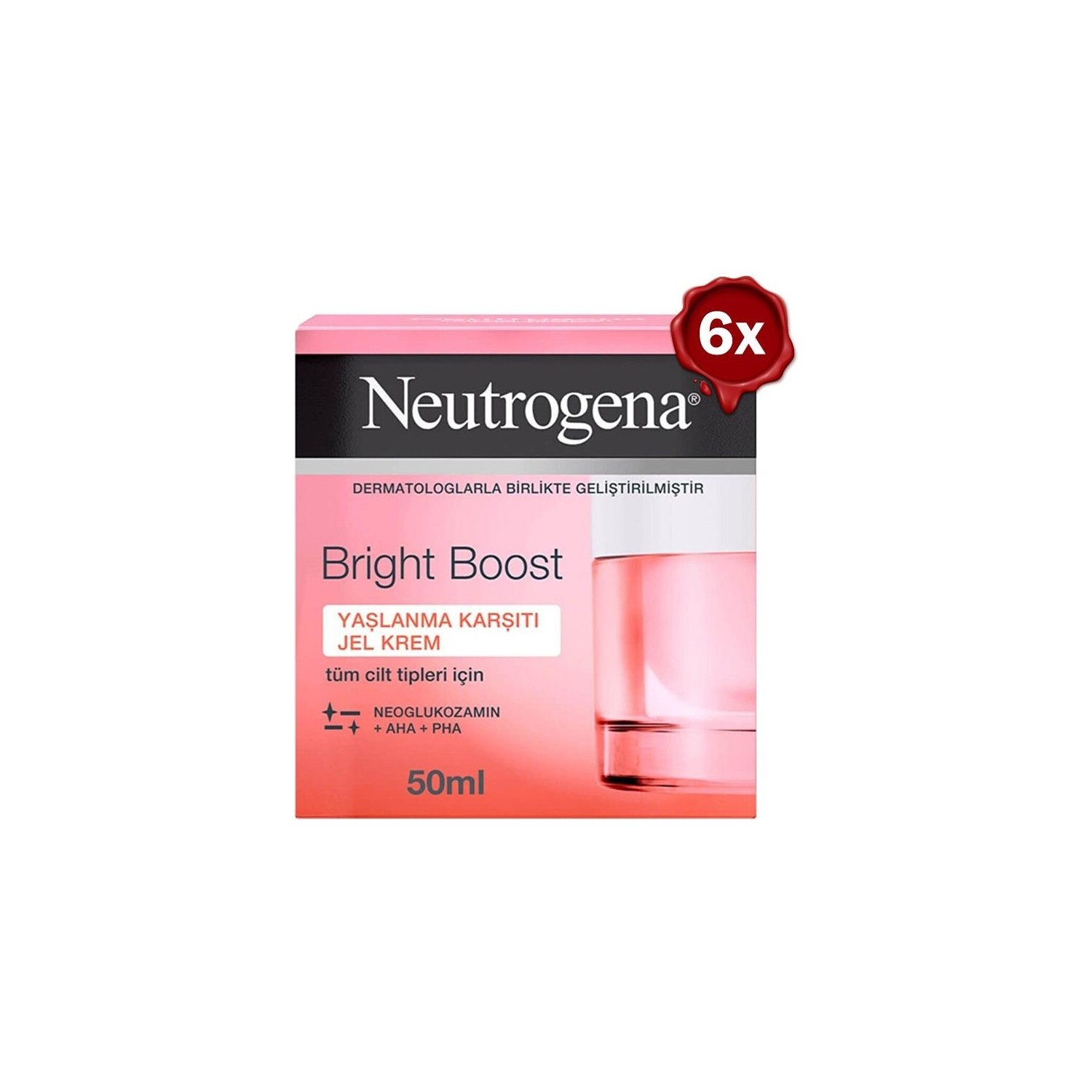 

Гель-крем Neutrogena Bright Boost антивозрастной, 50 мл 6 шт