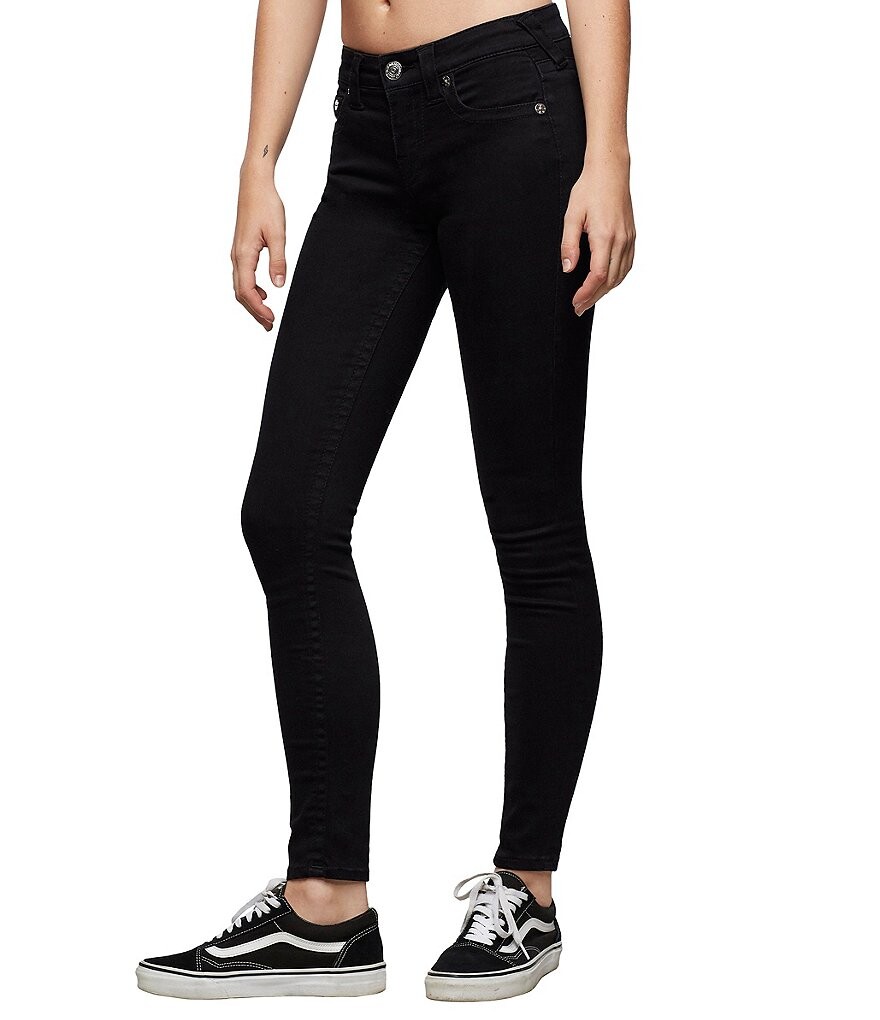 

Джинсы до щиколотки с высокой посадкой True Religion Halle, черный