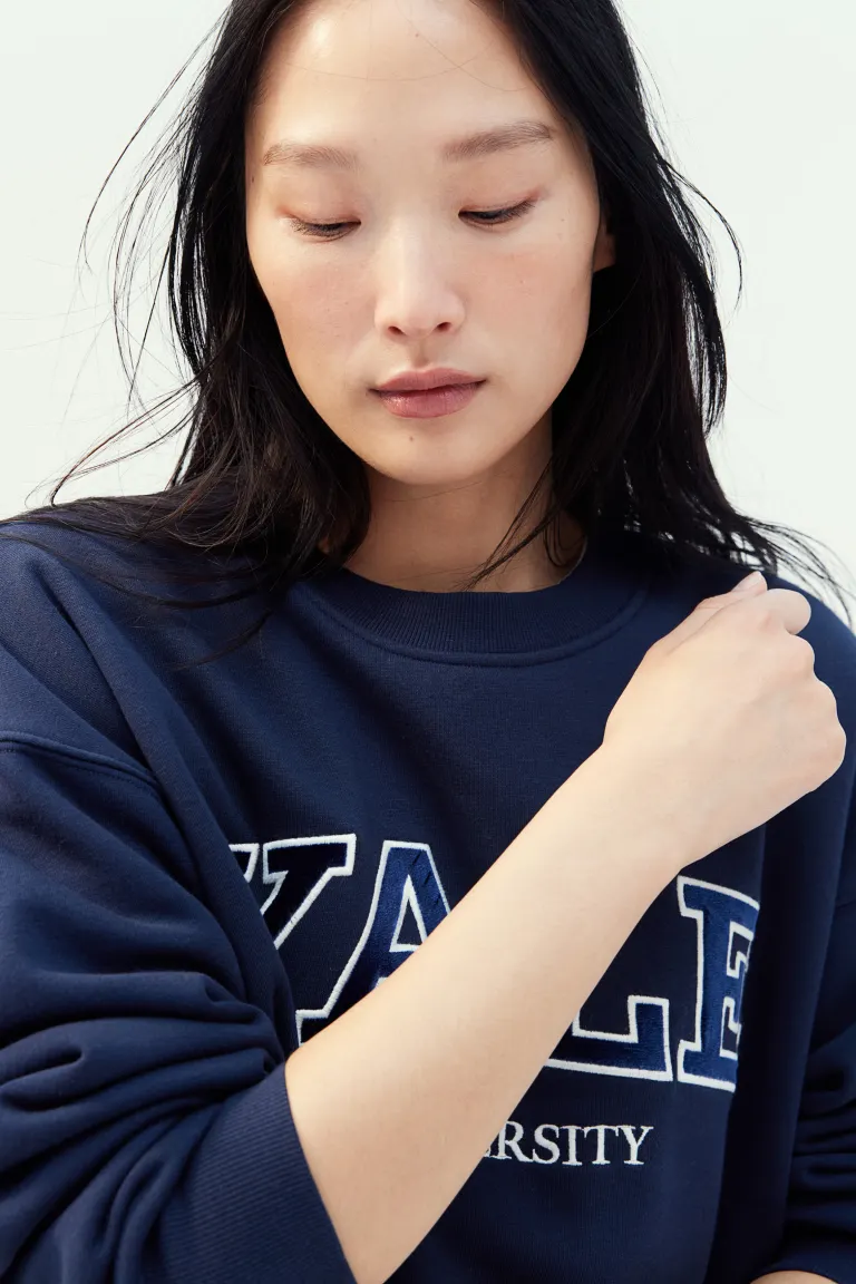 

Объемная толстовка H&M, синий