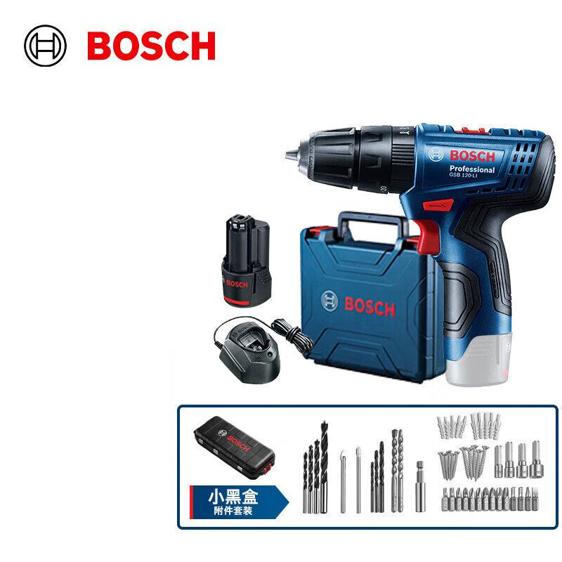 Дрель аккумуляторная ручная Bosch GSB 120-Li + аккумулятор, зарядное устройство