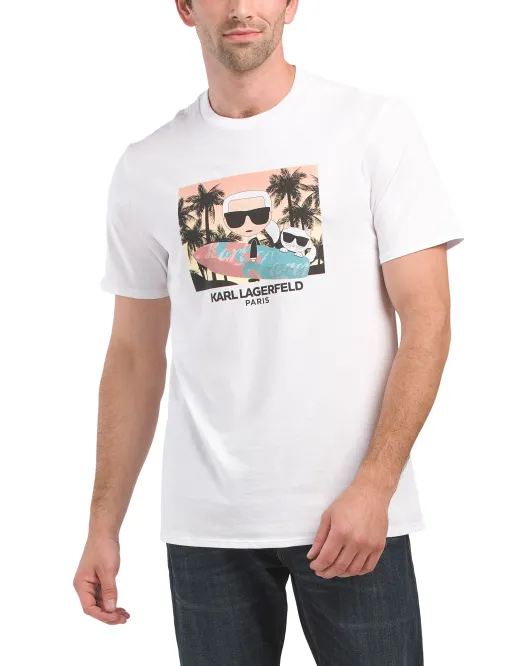 

Футболка для серфинга Karl Choupette Karl Lagerfeld Paris, белый