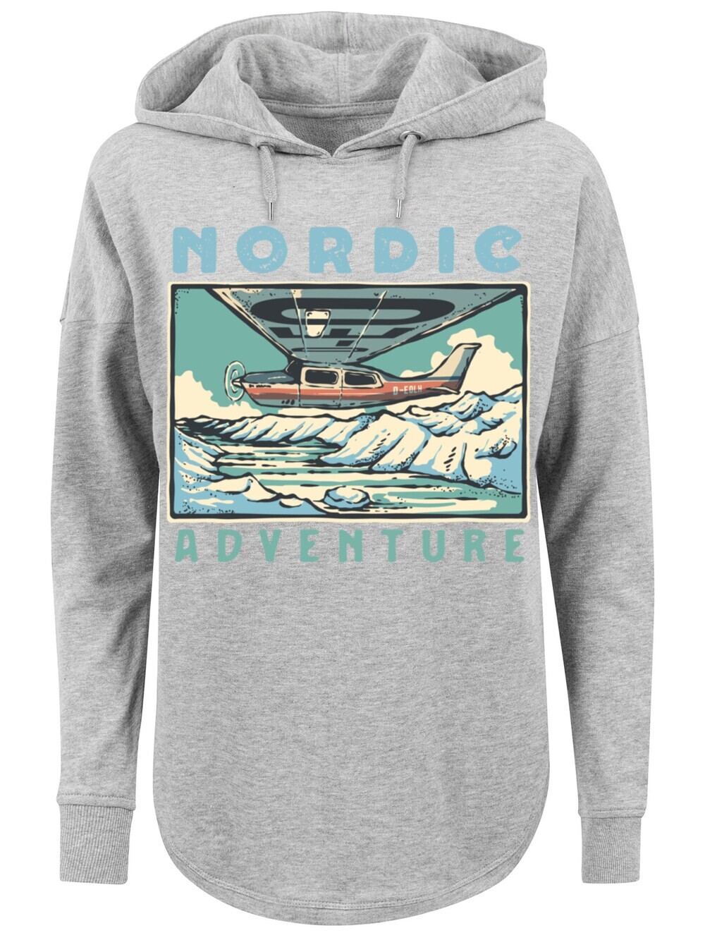 

Толстовка F4Nt4Stic Nordic Adventures, пестрый серый