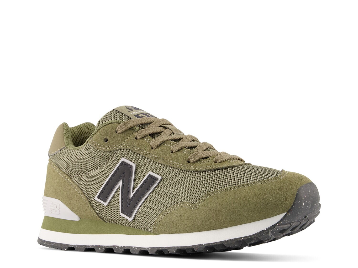 

Кроссовки замшевые New Balance 515 V3 мужские, темно-зеленый