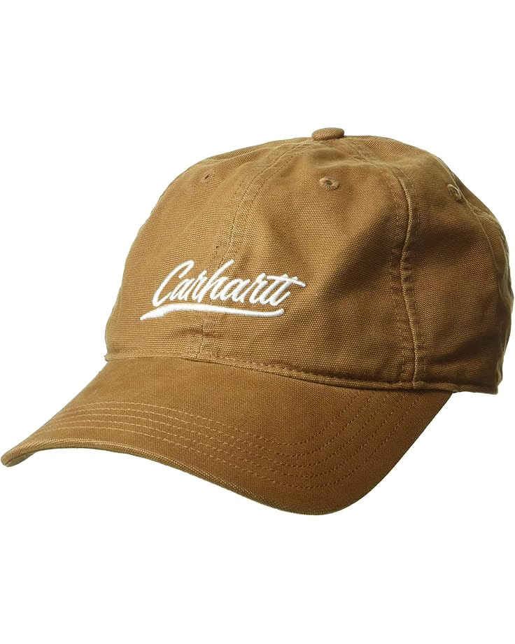 

Бейсболка Carhartt Canvas Script Graphic Cap, цвет Carhartt Brown