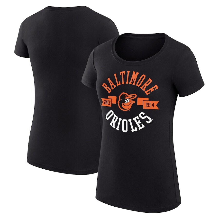 

Футболка с коротким рукавом G-III 4Her by Carl Banks Baltimore Orioles, черный