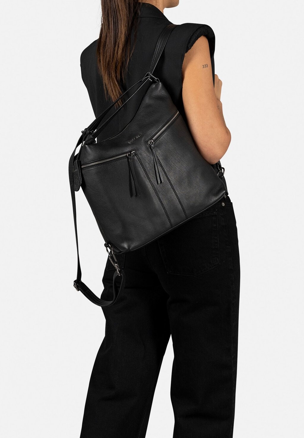 

Рюкзак ROCK RUBY HOBO Burkely, цвет black