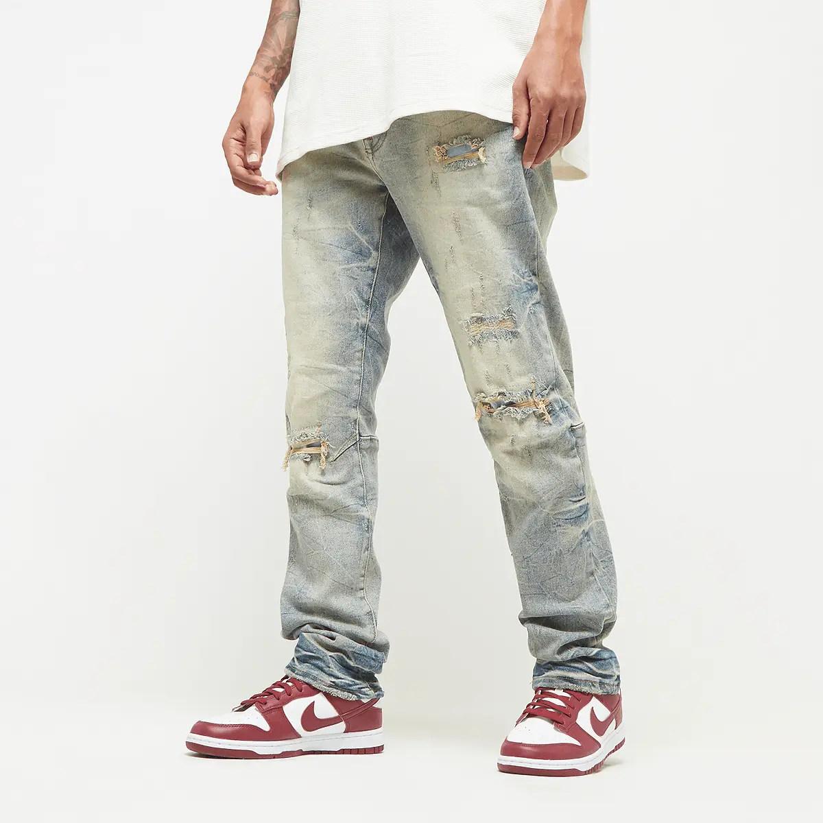 

Джинсы Smoke Rise Wave Effect Jeans, синий