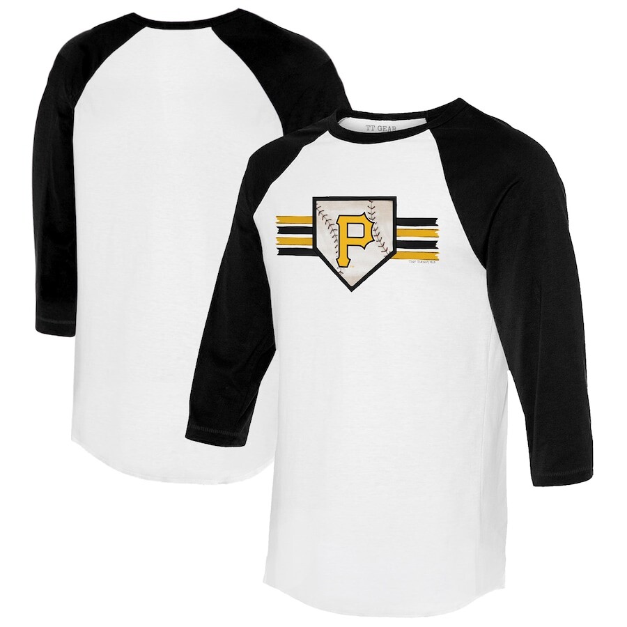

Футболка с длинным рукавом Tiny Turnip Pittsburgh Pirates, белый