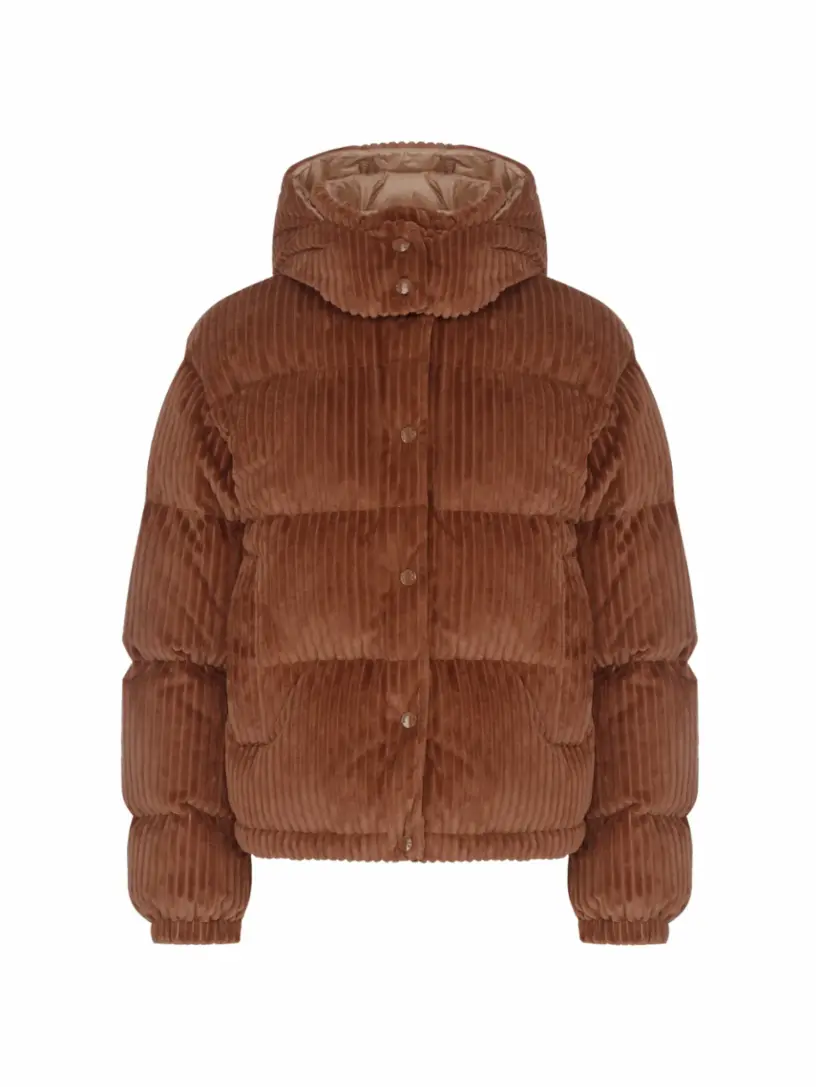 

Вельветовый пуховик Daos Moncler, коричневый