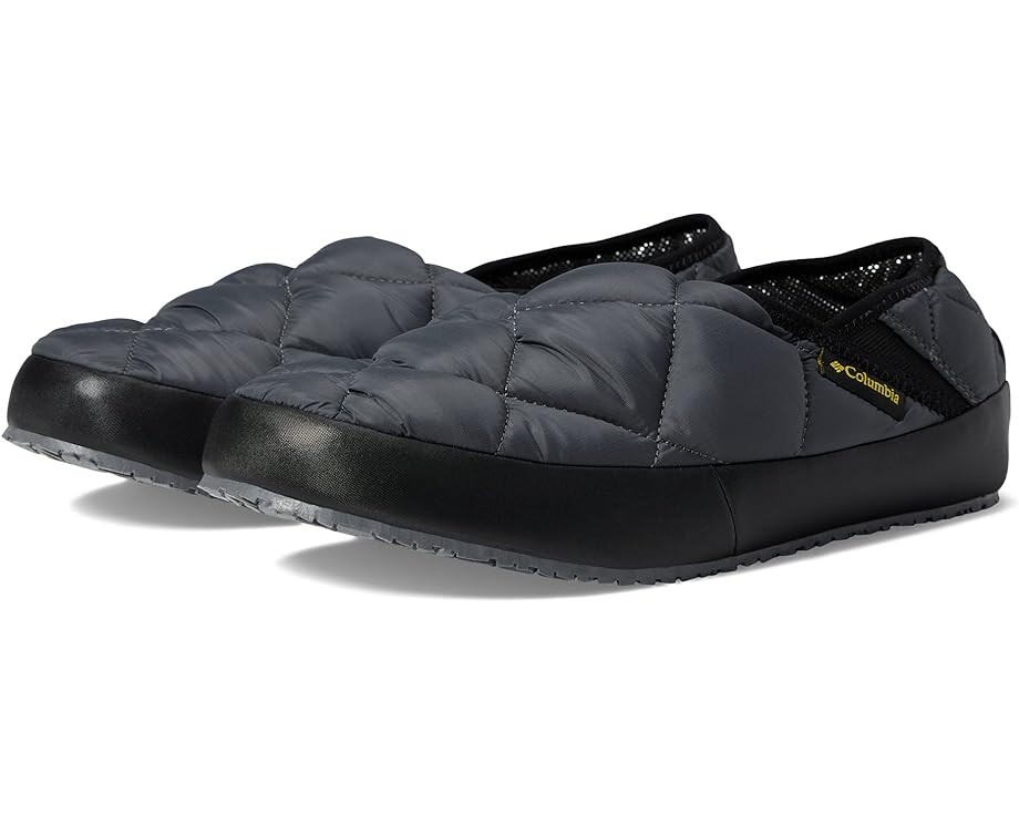 

Домашняя обувь Columbia Omni Heat Lazy Bend Moc, цвет Graphite/Laser Lemon