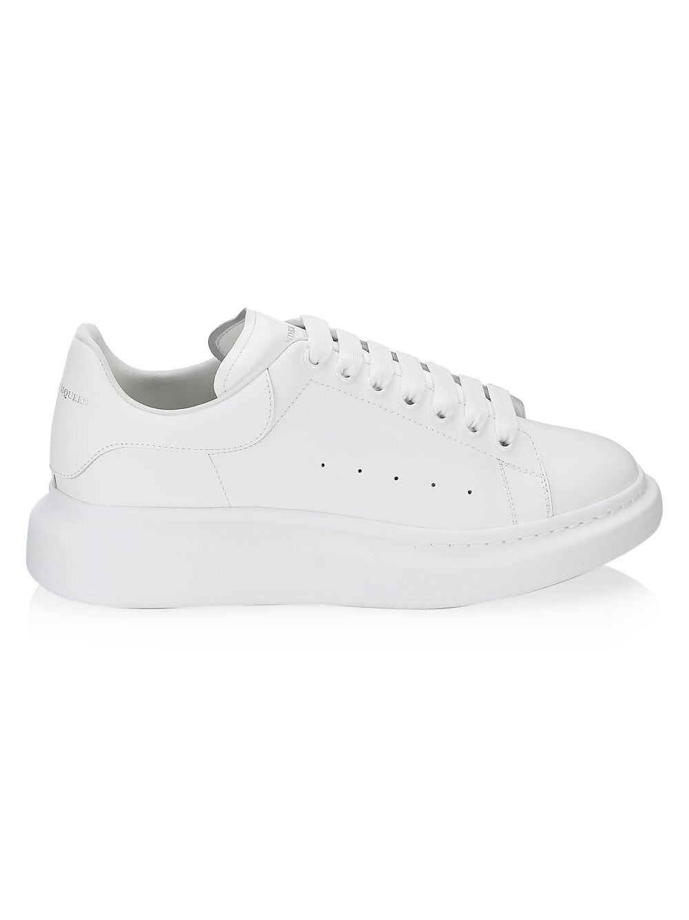 

Низкие кроссовки на платформе Alexander McQueen, белый