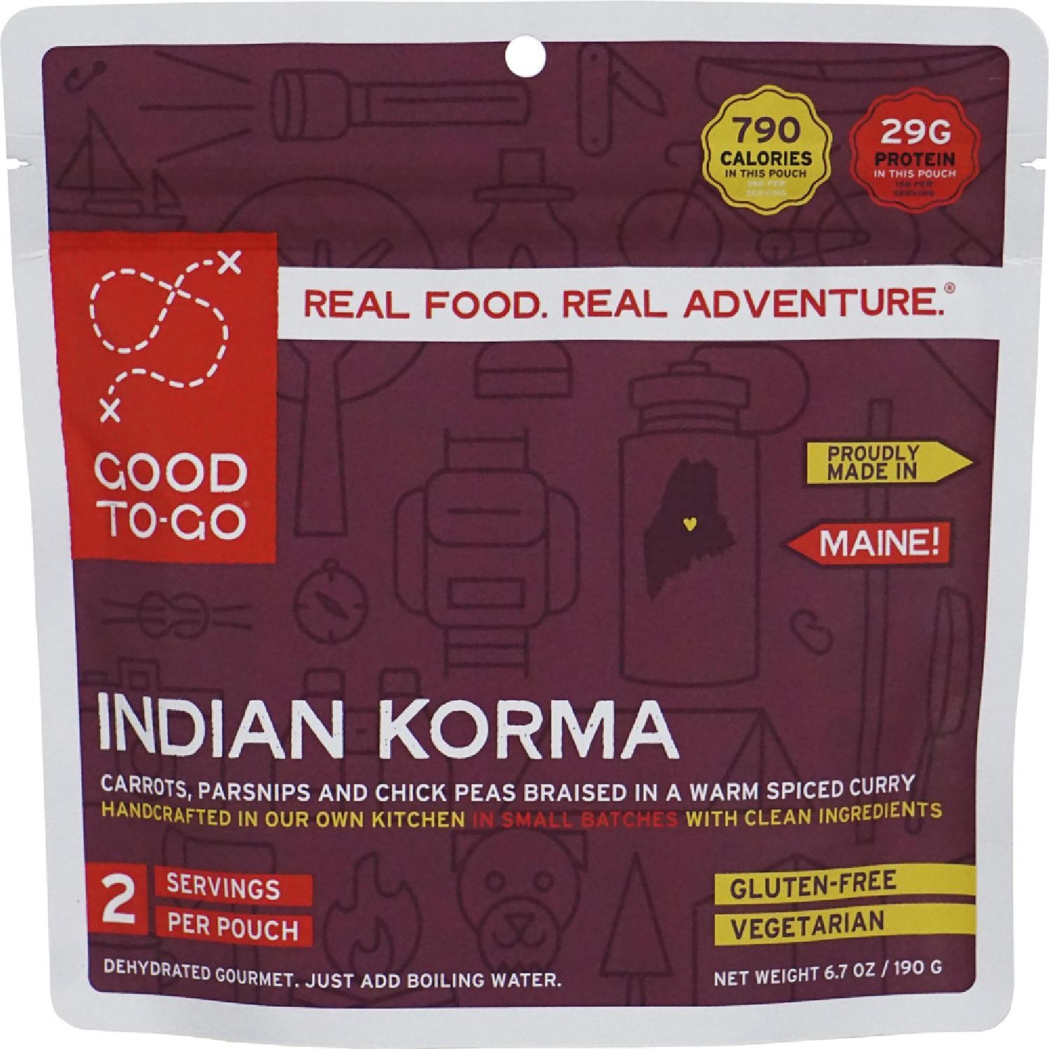 Индийская овощная корма – 2 порции GOOD TO-GO фасоль белая bonduelle индийская кухня в пряном карри 350 мл