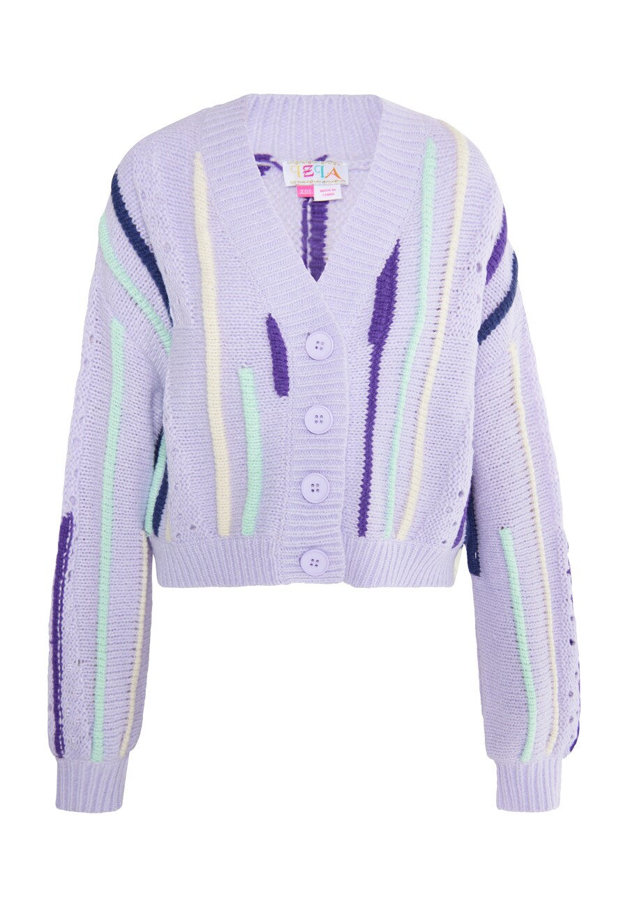 

Кардиган IZIA Knit Cardigan Eyota, цвет Light purple/Dark purple