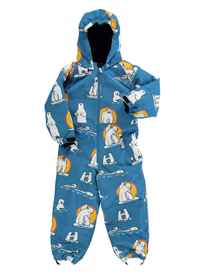 

Лыжные брюки Småfolk Scheeanzug Eisbären, синий