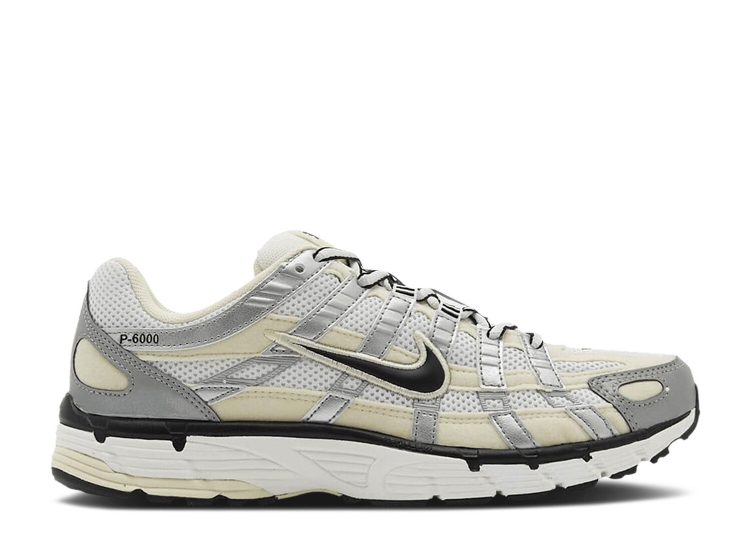 

Кроссовки Nike Wmns P-6000 'Coconut Milk Metallic Silver', кремовый, Бежевый