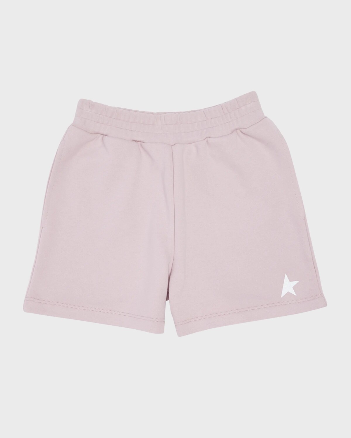 

Флисовые шорты со звездным принтом для девочек Golden Goose, цвет Pink Lavander