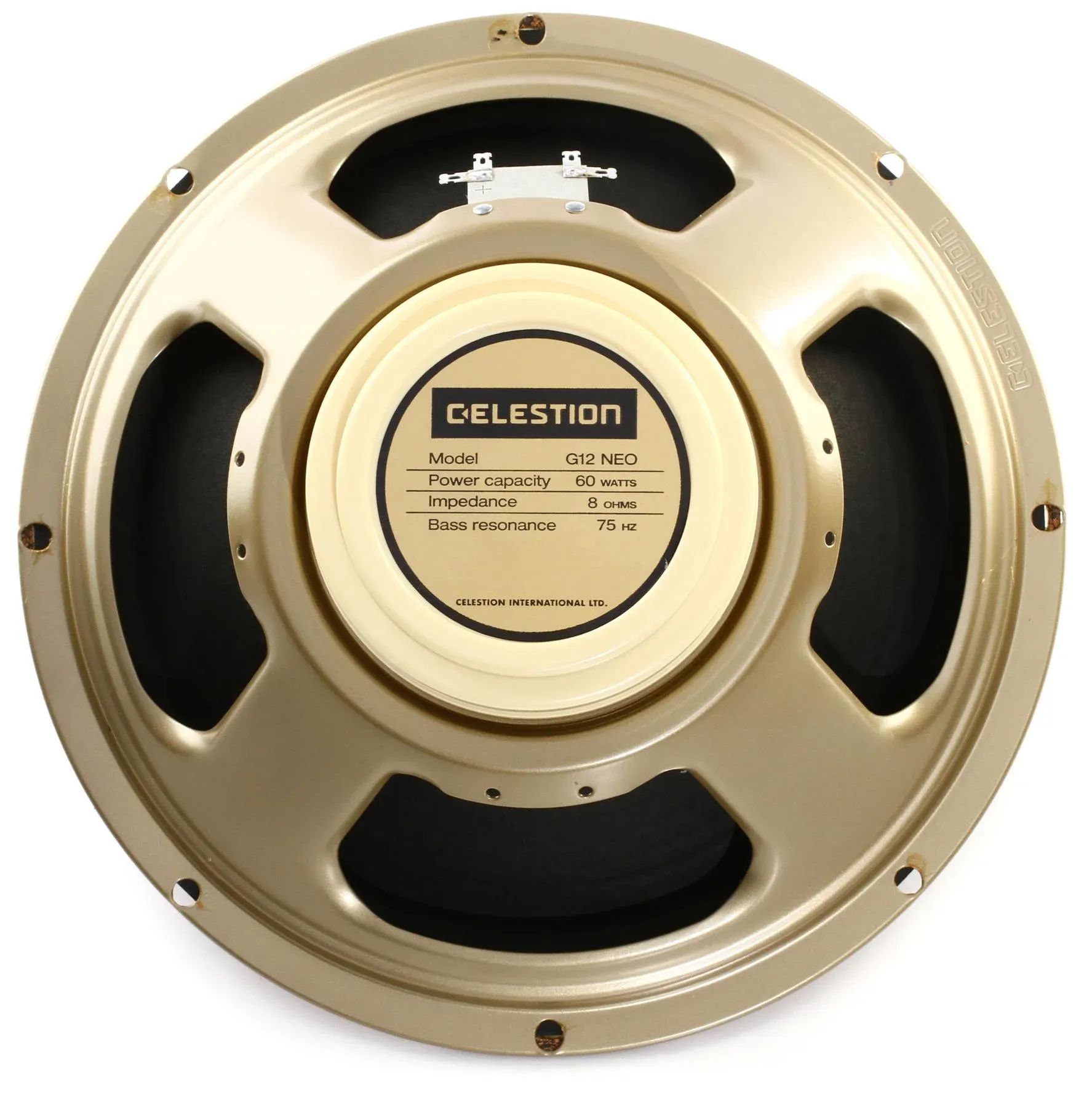 

Celestion G12 Neo Creamback 12-дюймовый сменный динамик гитарного усилителя мощностью 60 Вт — 8 Ом