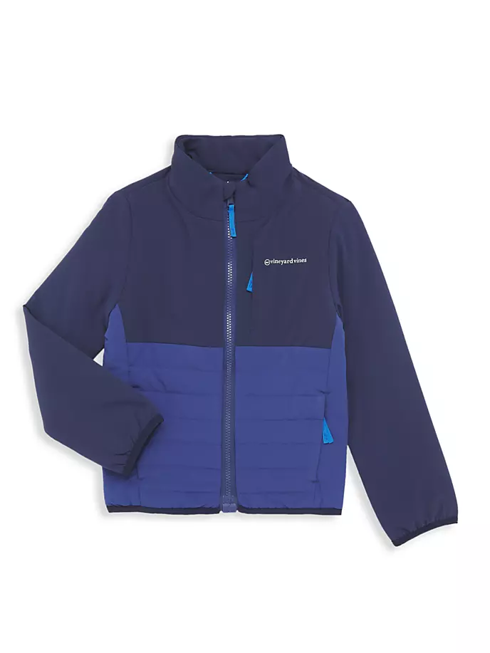 

Куртка Marine Air на молнии для маленьких мальчиков и мальчиков Vineyard Vines, цвет nautical navy