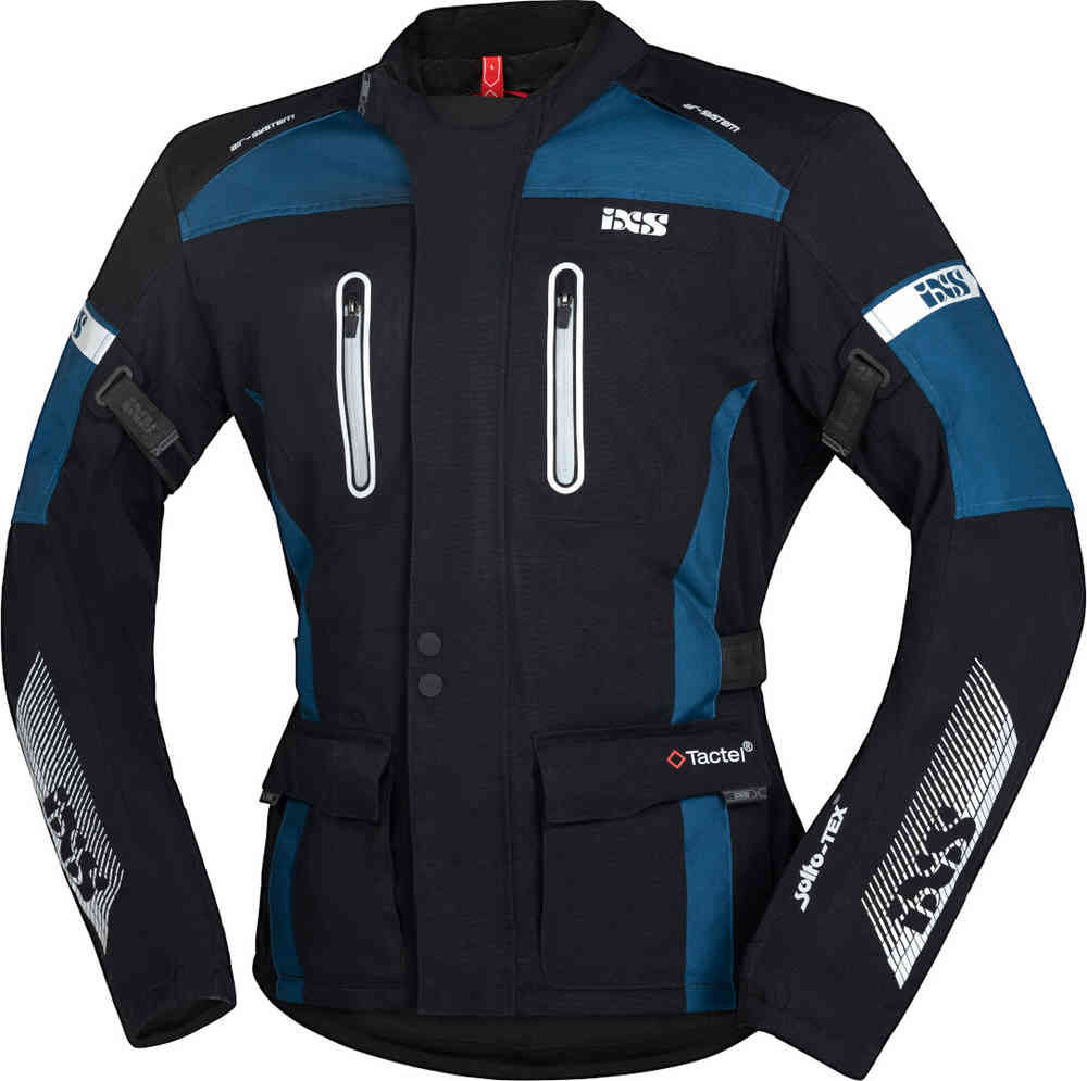Мотоциклетная текстильная куртка Tour Pacora-ST IXS, черный/синий
