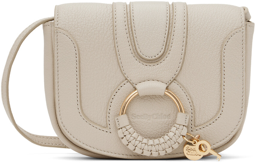 

Бежевая маленькая сумка Hana See By Chloe, цвет Cement beige