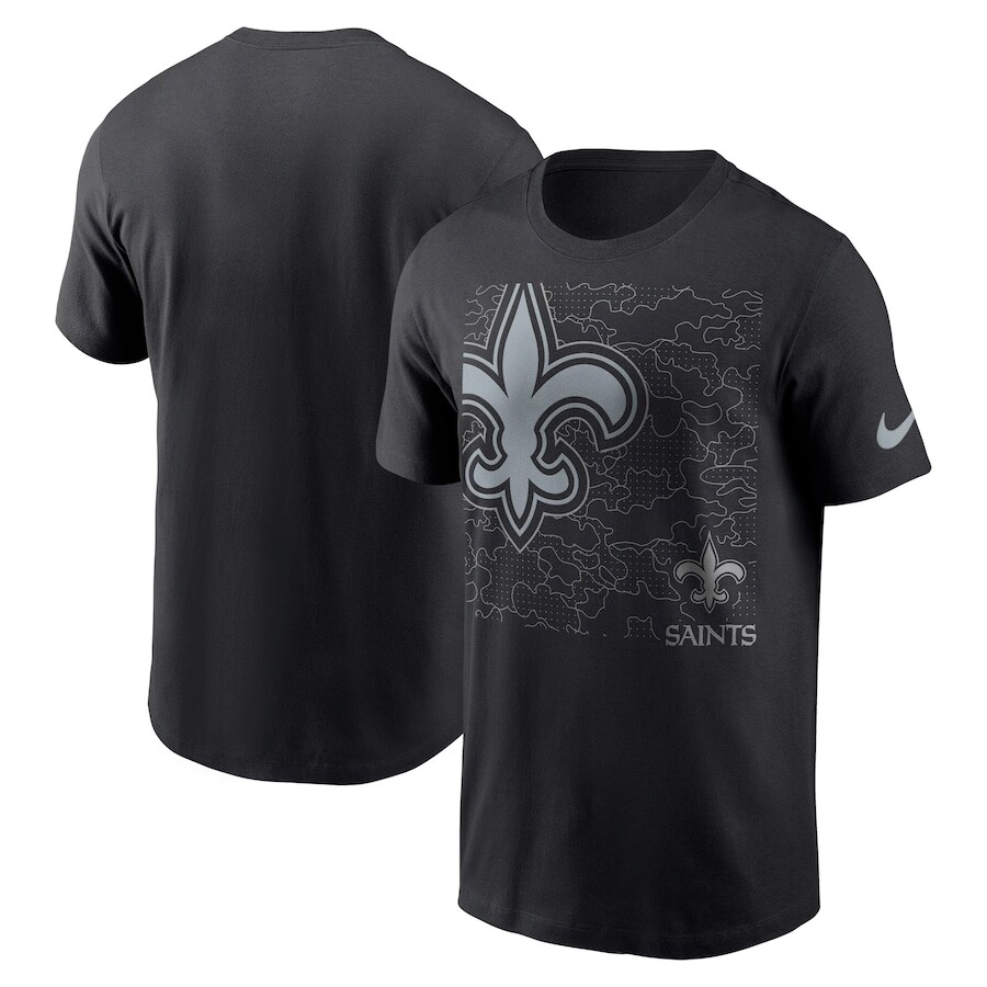 

Футболка с коротким рукавом Nike New Orleans Saints, черный