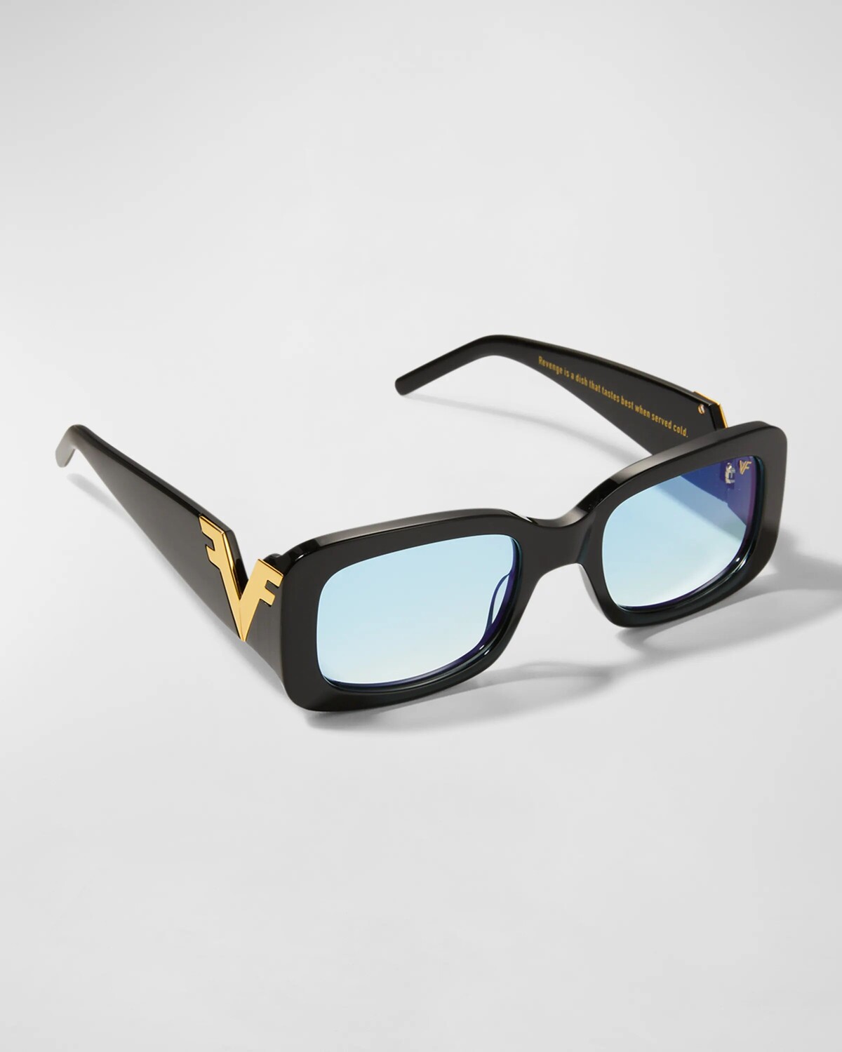 

Мужские прямоугольные солнцезащитные очки VF Godfather V-Décor Vintage Frames Company, цвет Light Blue/Black
