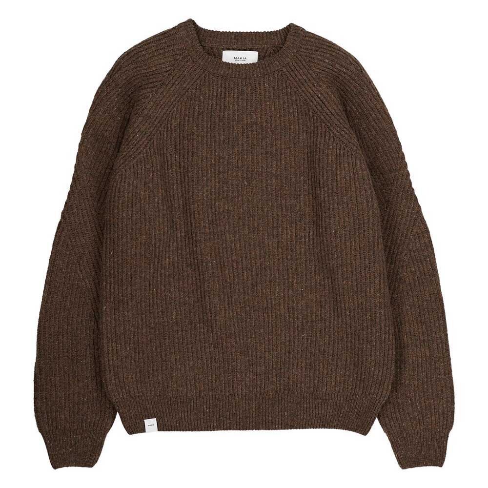 

Свитер Makia Viaborg Knit O Neck, коричневый