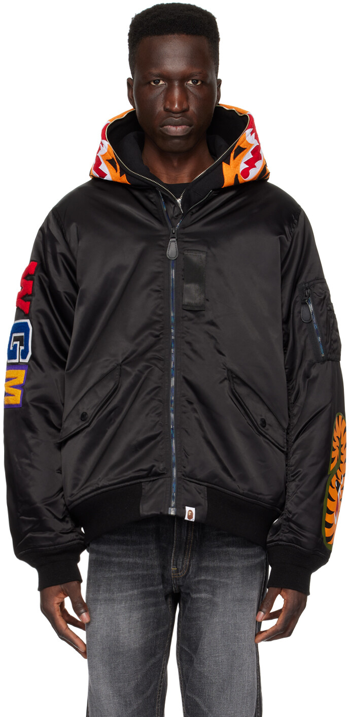 

Бомбер Black Shark MA-1 Bape