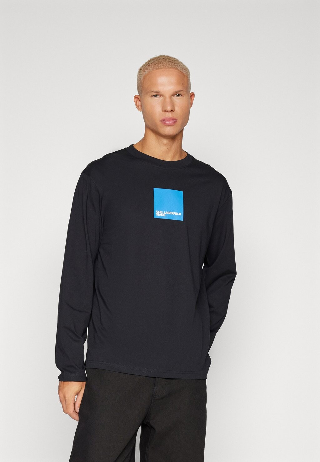 

Топ с длинными рукавами Karl Lagerfeld Jeans RELAXED CUT UNISEX, черный
