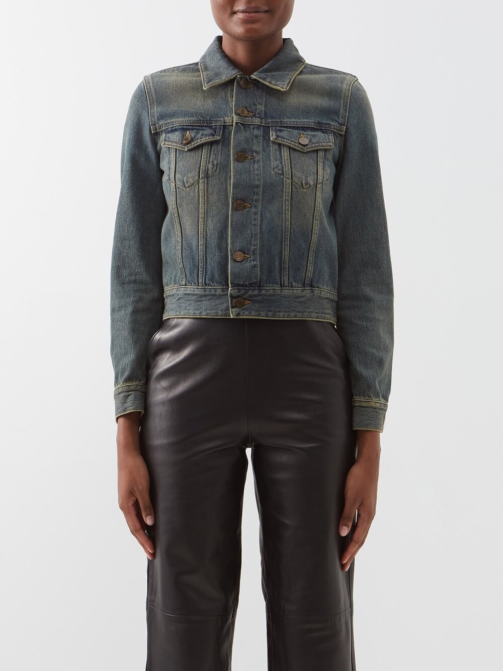 

Джинсовая куртка Saint Laurent, синий