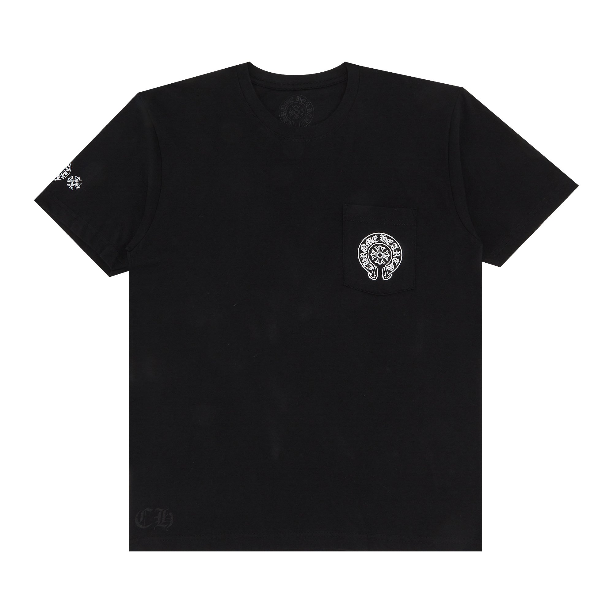 Футболка с логотипом Chrome Hearts Gradient, цвет Черный/Многоцветный футболка с карманами и логотипом chrome hearts horseshoe цвет белый
