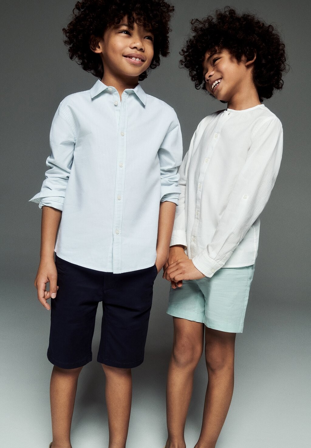 

Рубашка OXFORDR Mango Kids, цвет groen