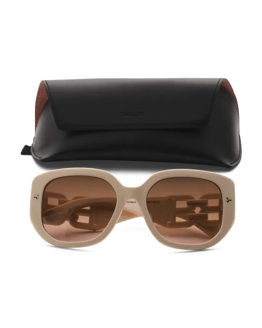 

Солнцезащитные очки 56 мм Bally, слоновая кость