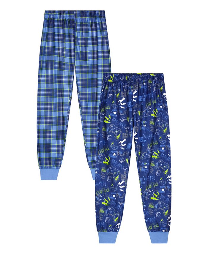 Комплект из 2 пижамных штанов для маленьких мальчиков, 2 шт. Max & Olivia, синий комплект из 2 пижамных шорт из джерси для мальчиков bedlam синий