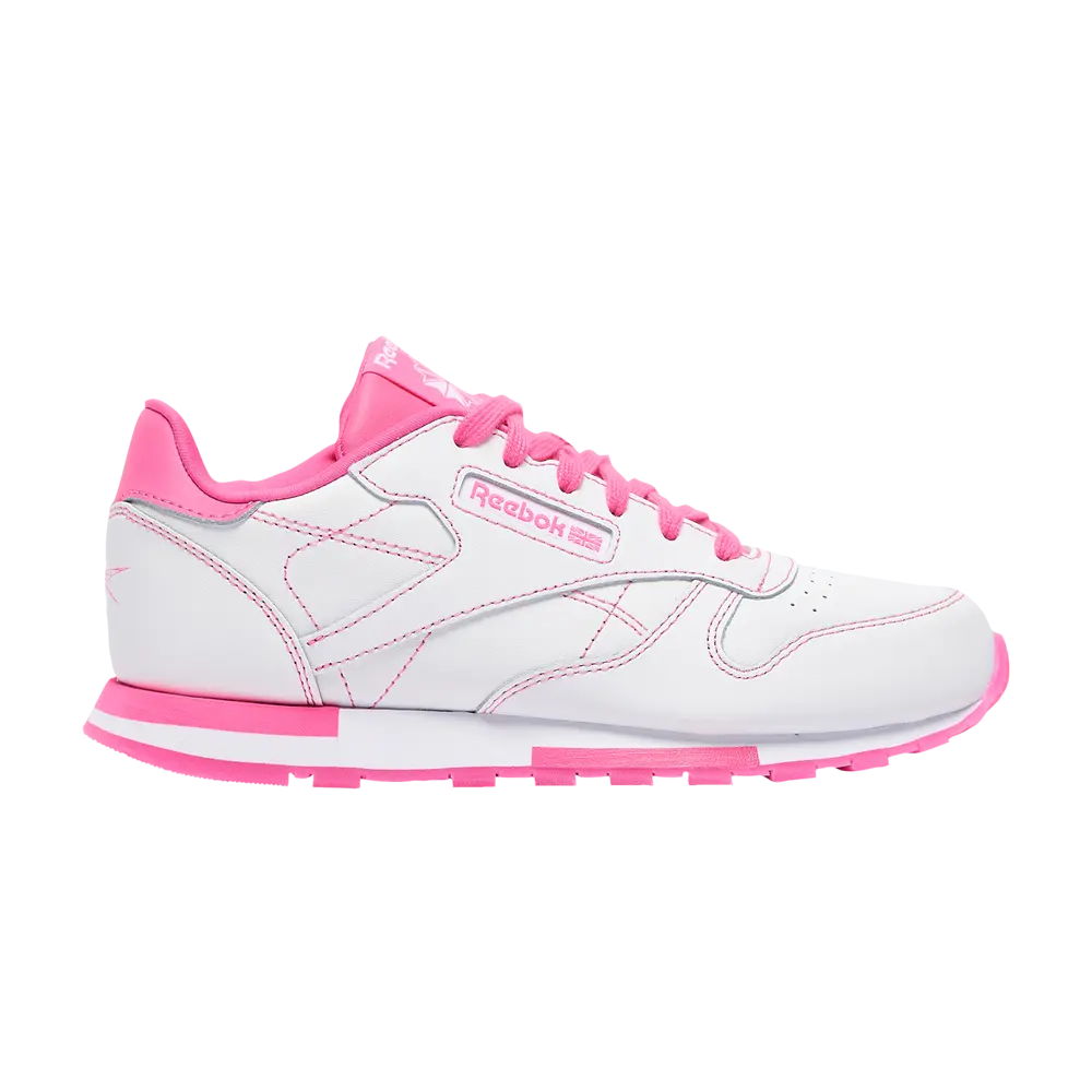 

Кроссовки Classic Leather Big Kid Reebok, белый